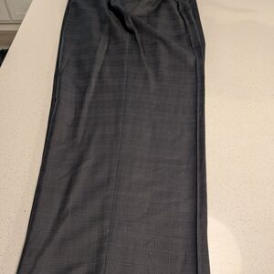 Men's Black Pleated Trousers